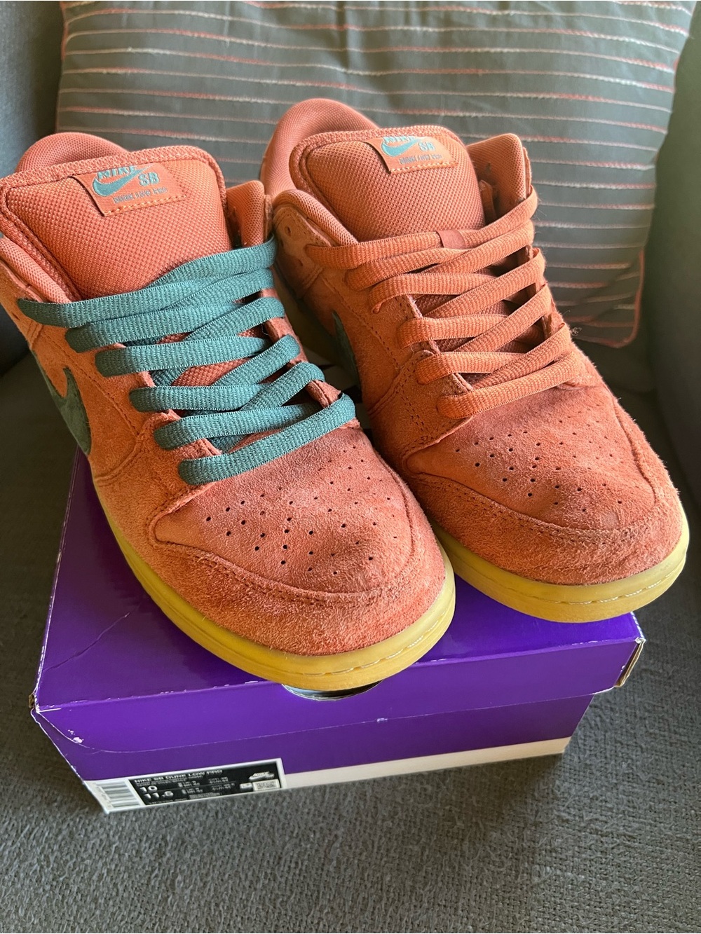 Nike SB Dunk Low Pro Burnt Sunrise/Vintage Green